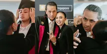Yuni Shara membagikan momen tampak hadir saat putra sulungnya, Cavin Obrient Siahaan wisuda. Berikut beberapa potret kakak kandung Krisdayanti itu menghadiri wisuda putranya. [Instagram/yunishara36]