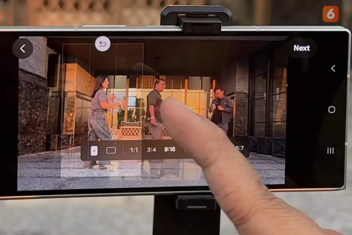 Fitur My Fan Cam di Samsung Galaxy Z Fold8 Series. Liputan6.com/Iskandar