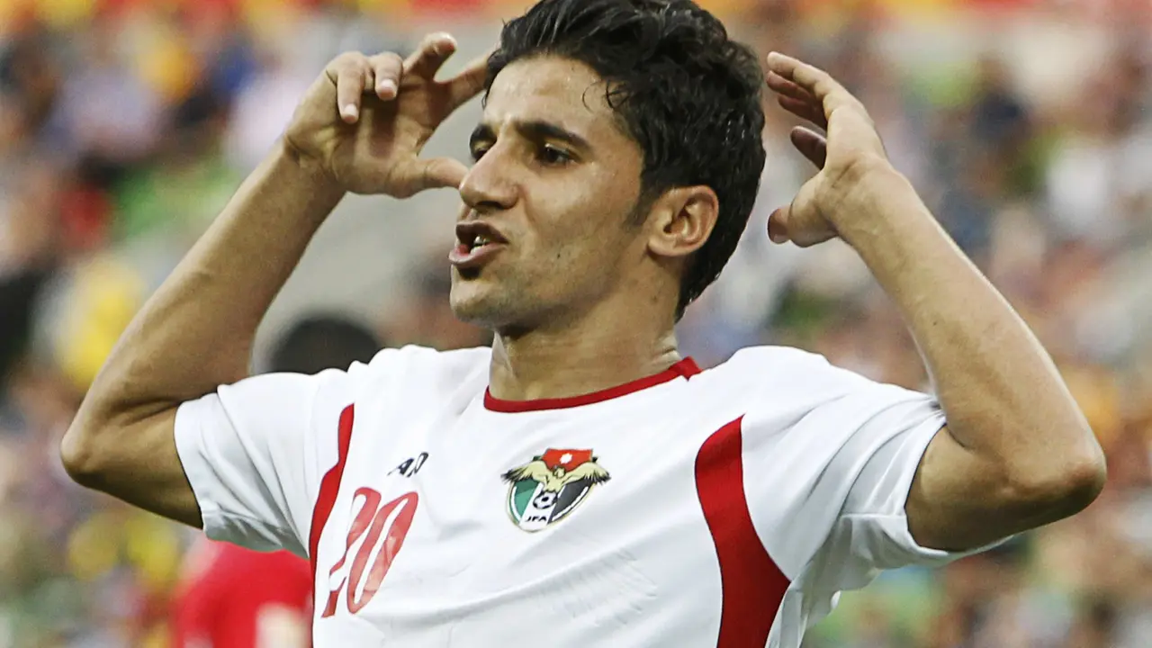 Palestina Vs Yordania, Hamza Al Daradreh 
