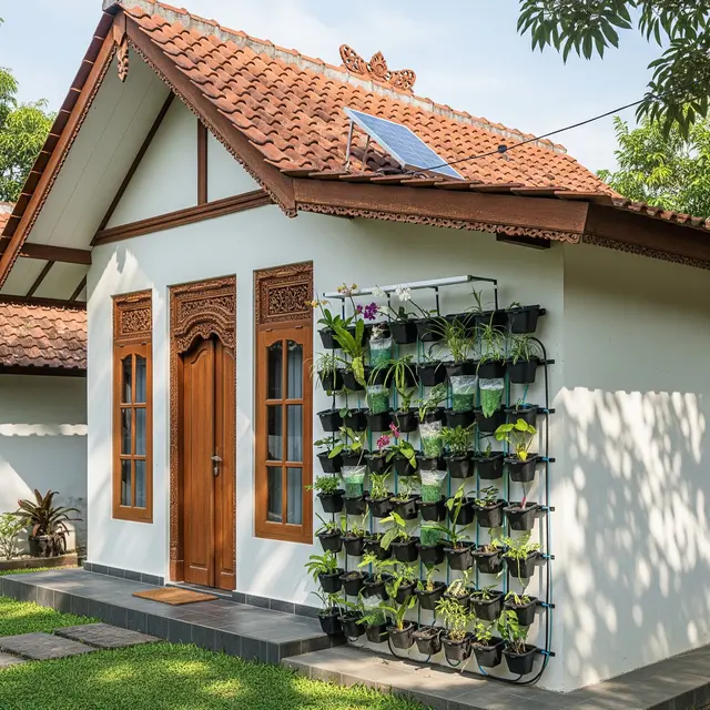 9 Desain Kebun Vertikal Otomatis yang Bisa Ditinggal Liburan, Solusi Tanaman Tetap Subur