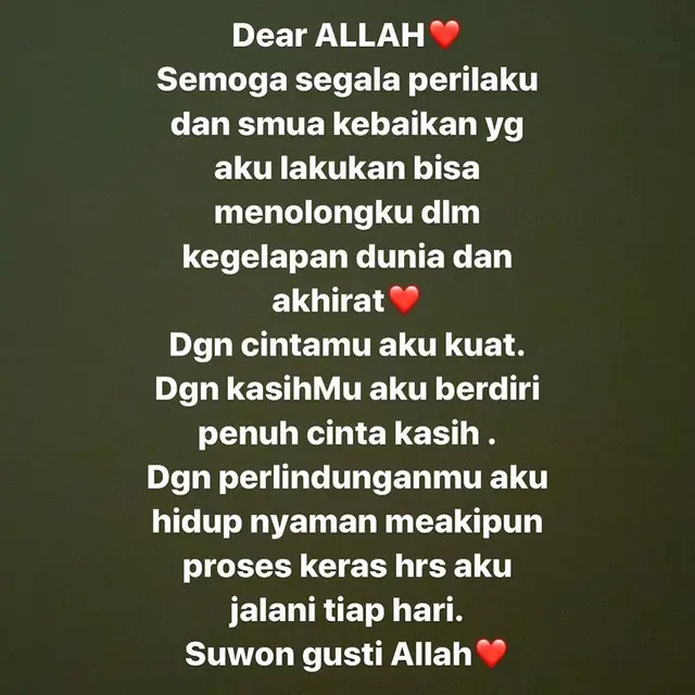 Unggahan Inul Daratista. (Foto: Dok. Instagram inul.d)