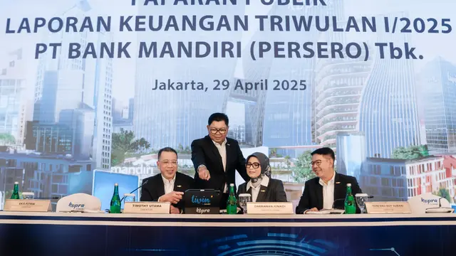 Bank Mandiri Catatkan Pertumbuhan Bisnis yang Sehat dan Berkelanjutan di Awal 2025