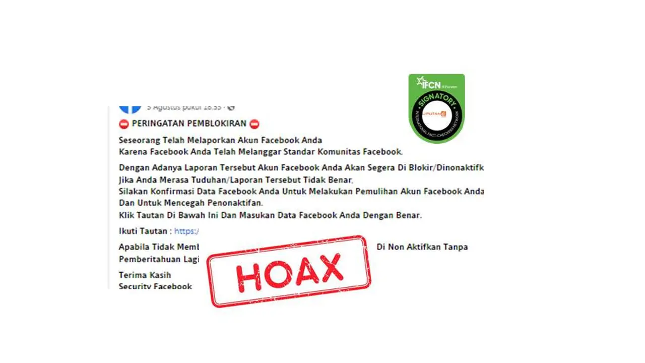 Cek Fakta buka blokir Facebook