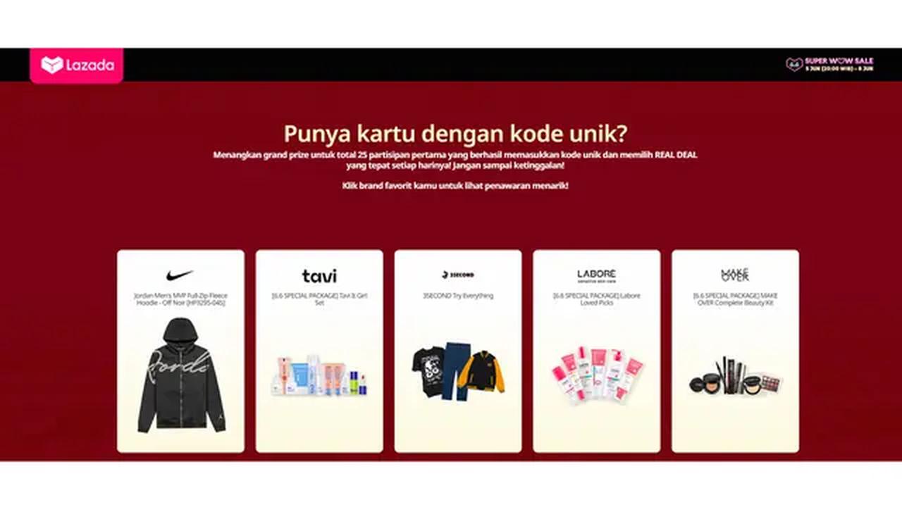 Microsite: lazada-gak-becanda.com