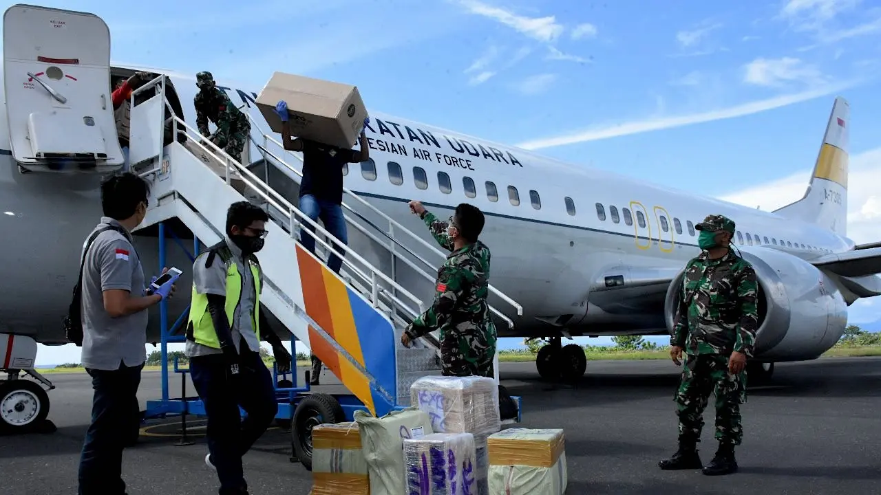 Bantuan 7.000 APD dan 9.000 Picis Masker Sudah Tiba di Maluku Utara