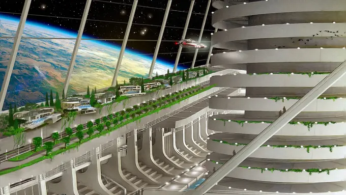 Ilustrasi Asgardia. (Foto: businessinsider.com)