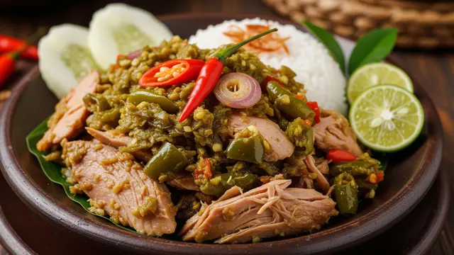 Resep Suwir Ikan Tongkol Cabai Hijau