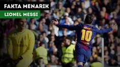 Terdapat fakta menarik dari Lionel Messi pada laga Real Madrid Vs Barcelona, Sabtu (23/12/2017).