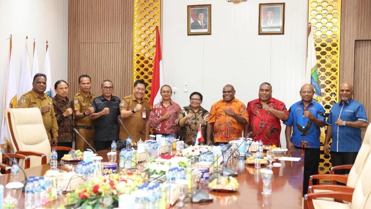 Wamendagri Ribka Haluk saat kunker ke Kabupaten Nabire, Papua Tengah