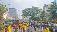 Daftar Rute TransJakarta Terdampak Demo Mahasiswa di Bundaran HI