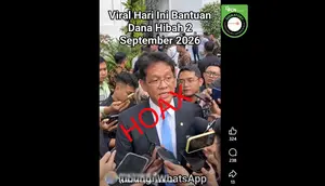 Cek Fakta: Hoaks Video Purbaya Umumkan Cara Mendapatkan Bantuan Dana Hibah