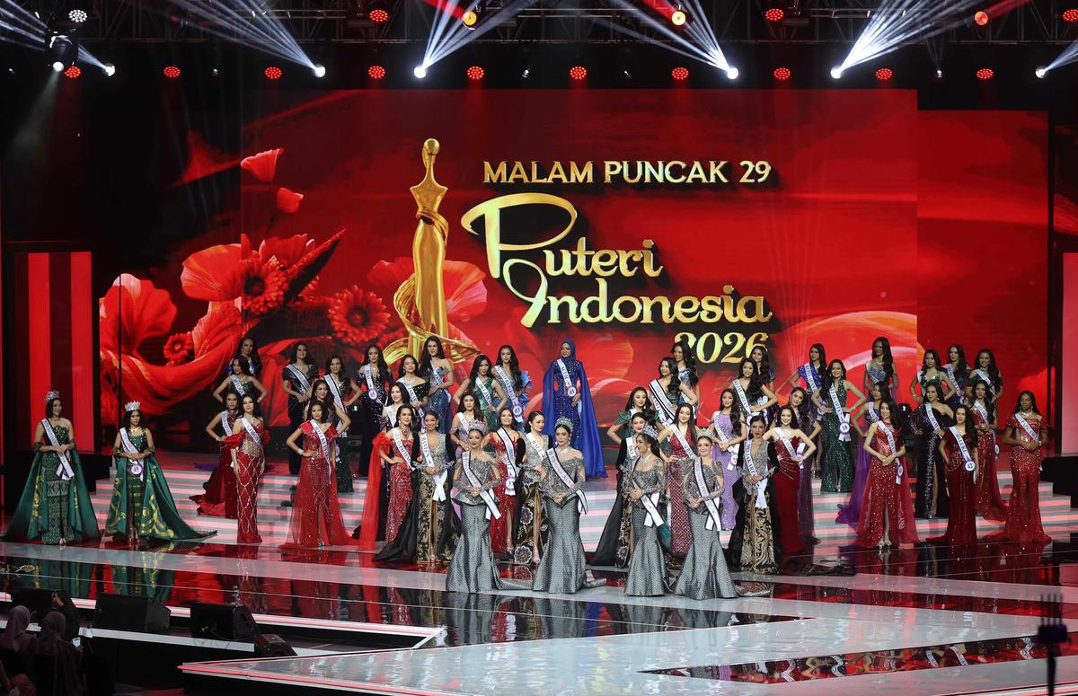 FOTO: Agnes Aditya Rahajeng asal Banten Dinobatkan sebagai Puteri Indonesia 2026