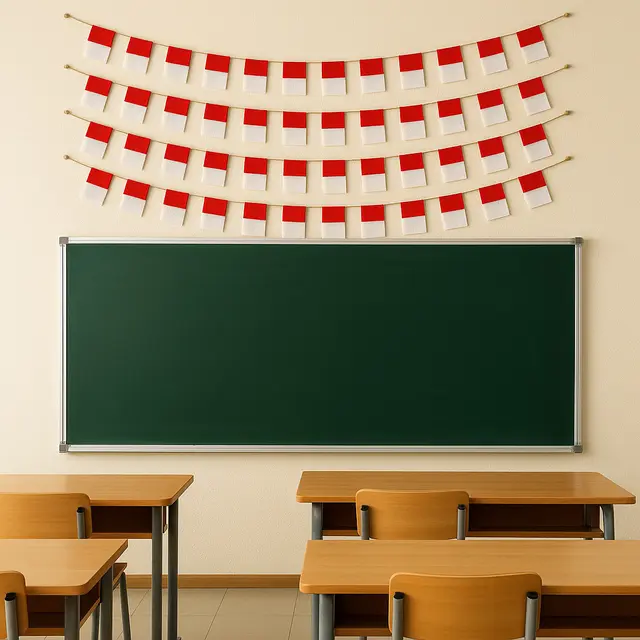 Ide Hiasan Dinding Kelas untuk 17 Agustus