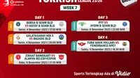 Jadwal dan Live Streaming Turkish Volleyball League Week 7 di Vidio