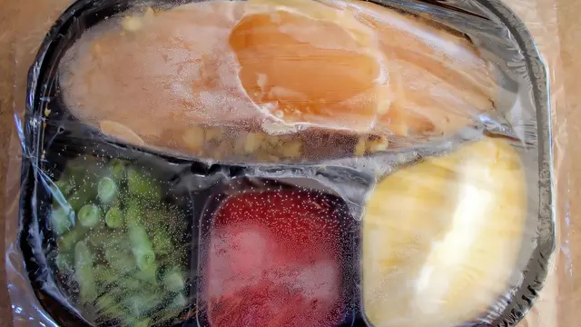 Ilustrasi makanan beku