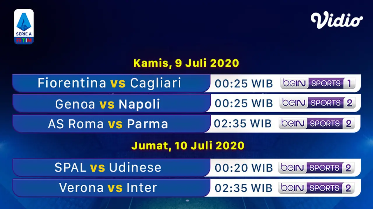 Jadwal Serie A