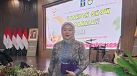 Kain Cual, Seni Wastra Khas Babel Warnai Ajang Fashion Show Kemenkumham