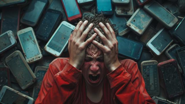 Ilustrasi mengalami trauma, stres