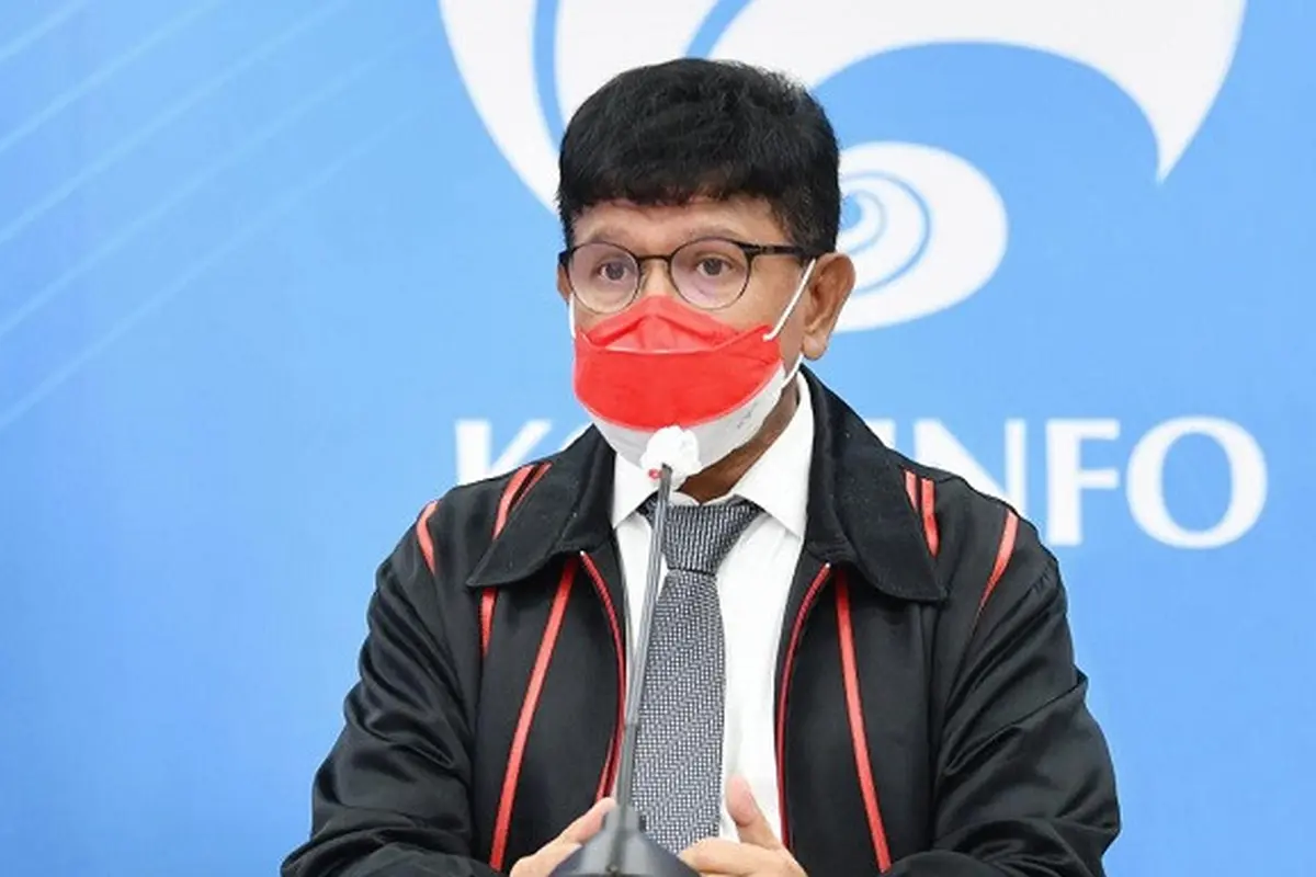 Menteri Komunikasi dan Informatika (Menkominfo) Johnny G Plate