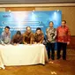 Gesits, Alva dan Volta dalam Penandatangan Nota Kesepahaman Pengembangan Ekosistem (Kendaraan Bermotor Listrik Berbasis Baterai (KBLBB) di Jakarta, Selasa (28/3/2023). (Dok PLN)