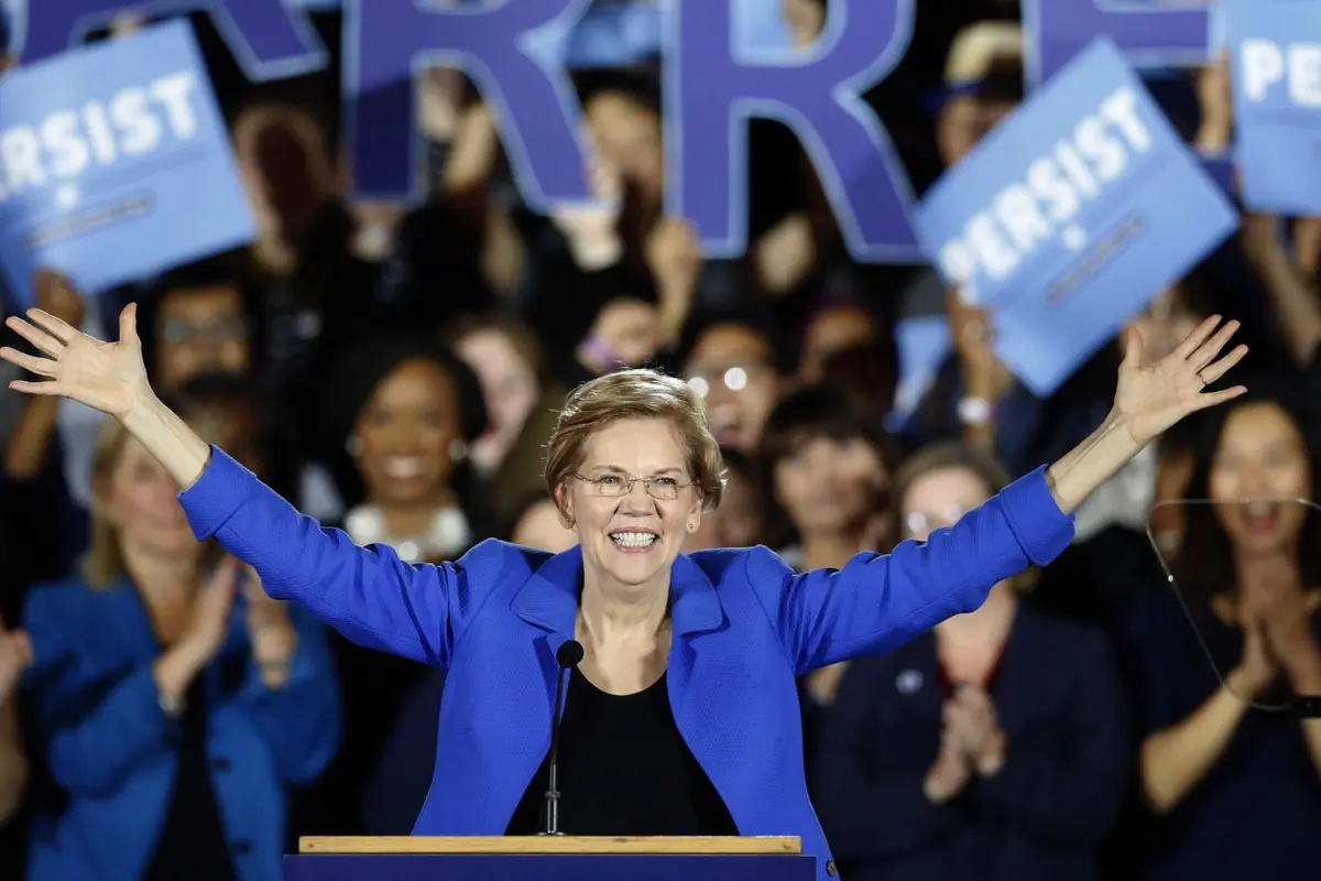 Senator AS dari Partai Demokrat, Elizabeth Warren, bakal calon Presiden AS 2020 (AP PHOTO)