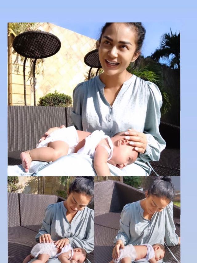 7 Potret Krisdayanti Bersama Cucu, Perdana Menginap di Rumah Nenek