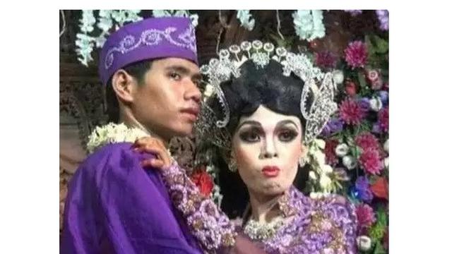6 Riasan Pengantin Wanita dengan Alis Nyeleneh Ini Bikin Tamu Undangan Syok