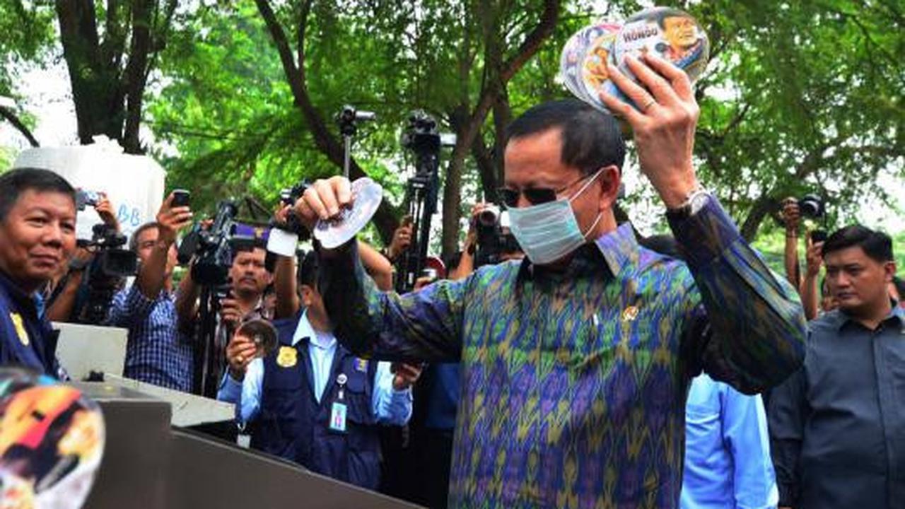 VCD/DVD palsu dimusnahkan