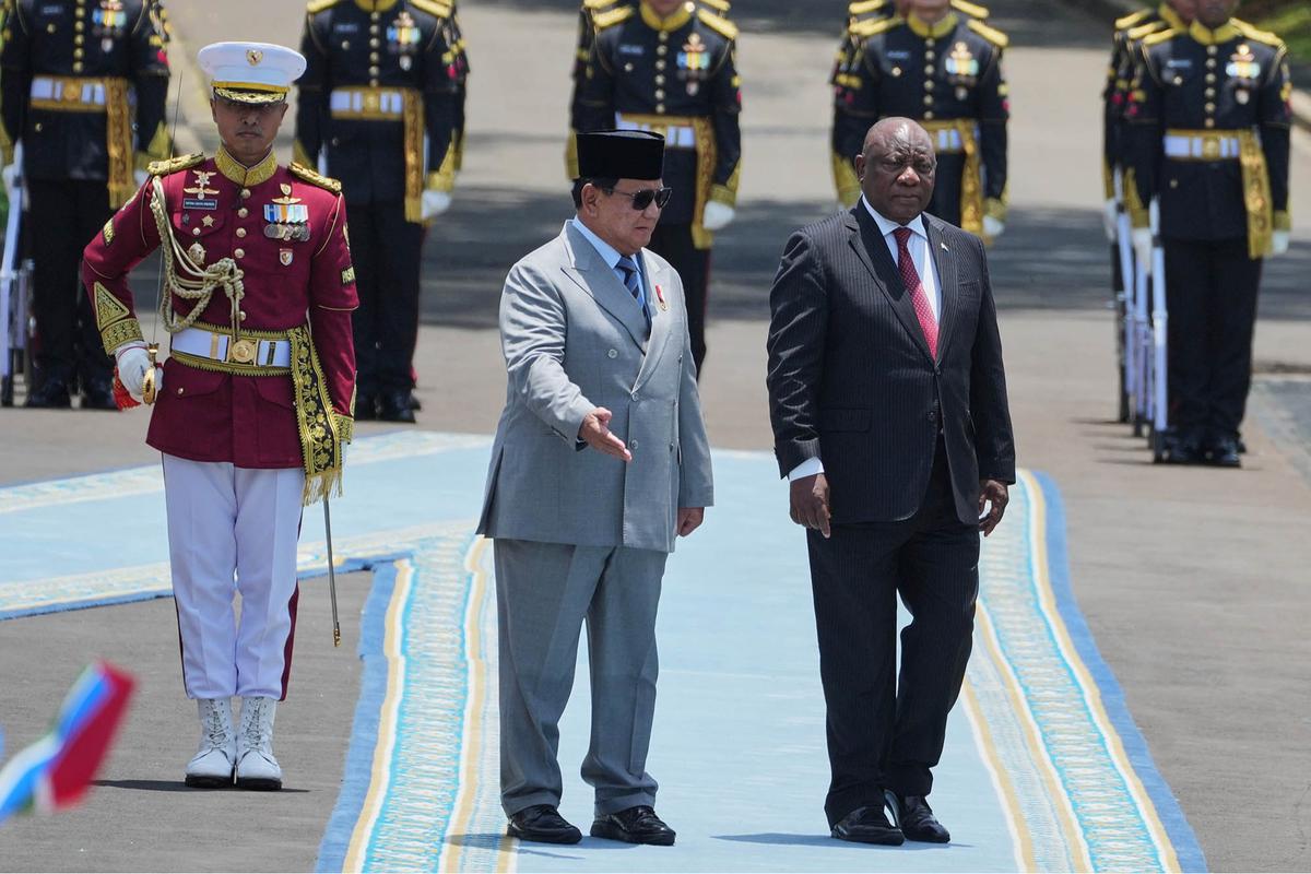 FOTO: Prabowo dan Ramaphosa Satukan Visi,  Dari Investasi Hingga Penguatan G20