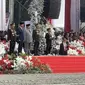 Kapolri Jenderal Listyo Sigit Prabowo dalam upacara HUT ke-78 Bhayangkara, Polri, Senin (1/7/2024). (Liputan6.com/ Nanda Perdana Putra)