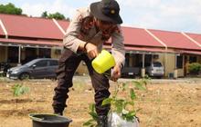 Polres OKU Timur Tanam 550 Pohon, Wujud Komitmen Jaga Lingkungan dan Peringati HUT Bhayangkara ke-80
