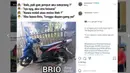 Brio alias gabungan BeAT dan Vario. (Source: Instagram/@harisnesia)