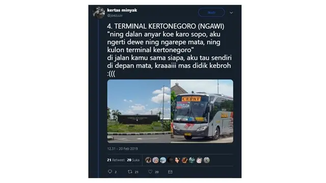 Tempat Menangis Terbaik Versi Lagu Didi Kempot