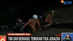 Proses evakuasi korban berlangsung dramatis karena beratnya medan dengan kemiringan tanah 80 derajat.