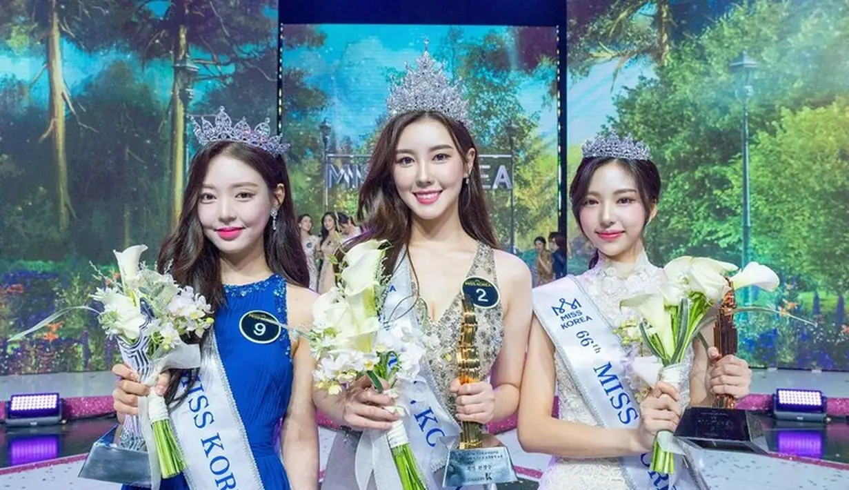 Lee Seung Hyeon terpilih menjadi Miss Korea 2022. Mahasiswa tersebut jadi sorotan karena wajahnya disebut mirip manusia virtual. [Foto: Instagram/ MissKorea]