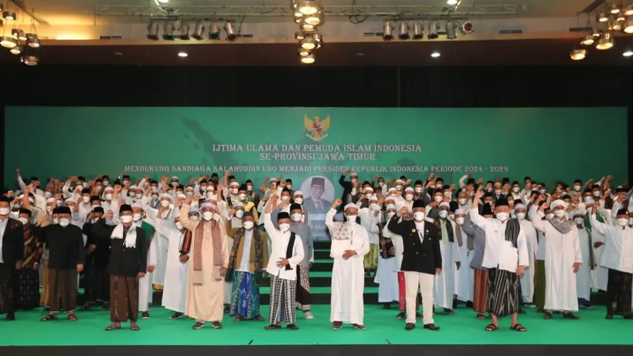 Sejumlah ulama dan habaib di Jatim mendukung Sandiaga Uno maju capres 2024. (Istimewa).