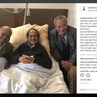 Kondisi BJ Habibie saat ini. (Instagram Habibie Center)