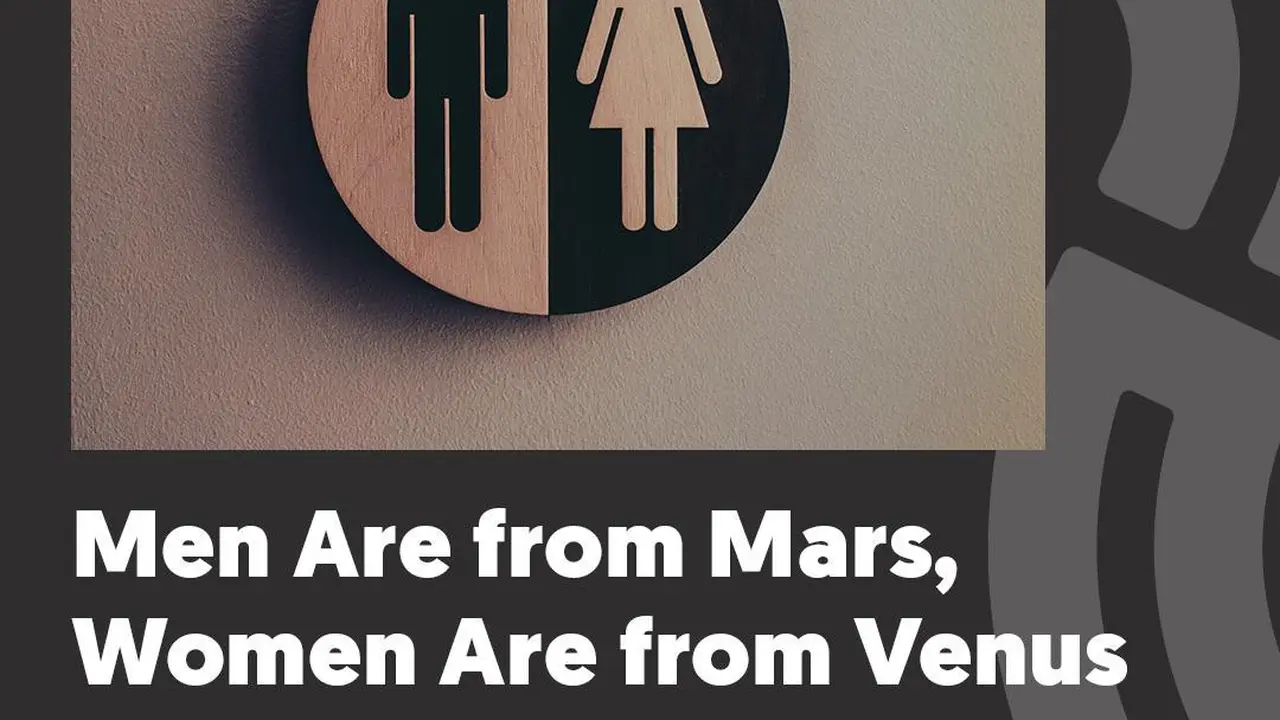 Buku Pria Dari Mars dan Wanita Dari Venus (Men are from Mars, Women are from Venus)