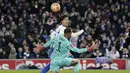 Pemain Brighton, Kaoru Mitoma mencetak gol ke gawang Chelsea dalam laga putaran keempat Piala FA 2024/2025 di Amex stadium, Brighton, Inggris, Minggu (09/02/2025) dini hari WIB. (AP Photo/PA/Gareth Fuller)