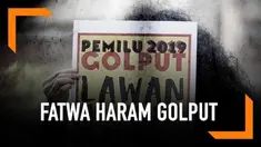 Polemik muncul ketika fatwa haram dan ancaman pidana bagi mereka yang golput pada Pemilu 2019.