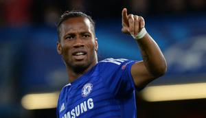 1. Didier Drogba - Striker Pantai Gading ini menjadi andalan Jose Mourinho saat menukangi Chelsea pada periode 2004-2007. Kerjasama keduanya membuahkan gelar liga Inggris musim 2004/05 dan 2014/15. (EPA/Facundo Arrizabalaga)