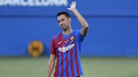 Sergio Busquets. Gelandang bertahan 33 tahun ini merupakan lulusan La Masia dan telah memperkuat Barcelona sejak 2008/2009. Ia menjadi pilihan utama saat Lionel Messi dan Andres Iniesta absen, seperti saat pertama kali menjadi kapten pada 3 Oktober 2015 kontra Sevilla. (Foto: AFP/Pau Barrena)