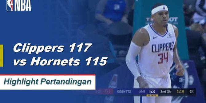 Cuplikan Pertandingan NBA : Clippers 117 vs Hornets 115