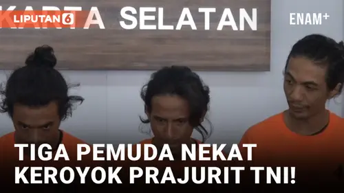 VIDEO: Tak Terima Ditegur, Tiga Pemuda Keroyok Anggota TNI di Jaksel