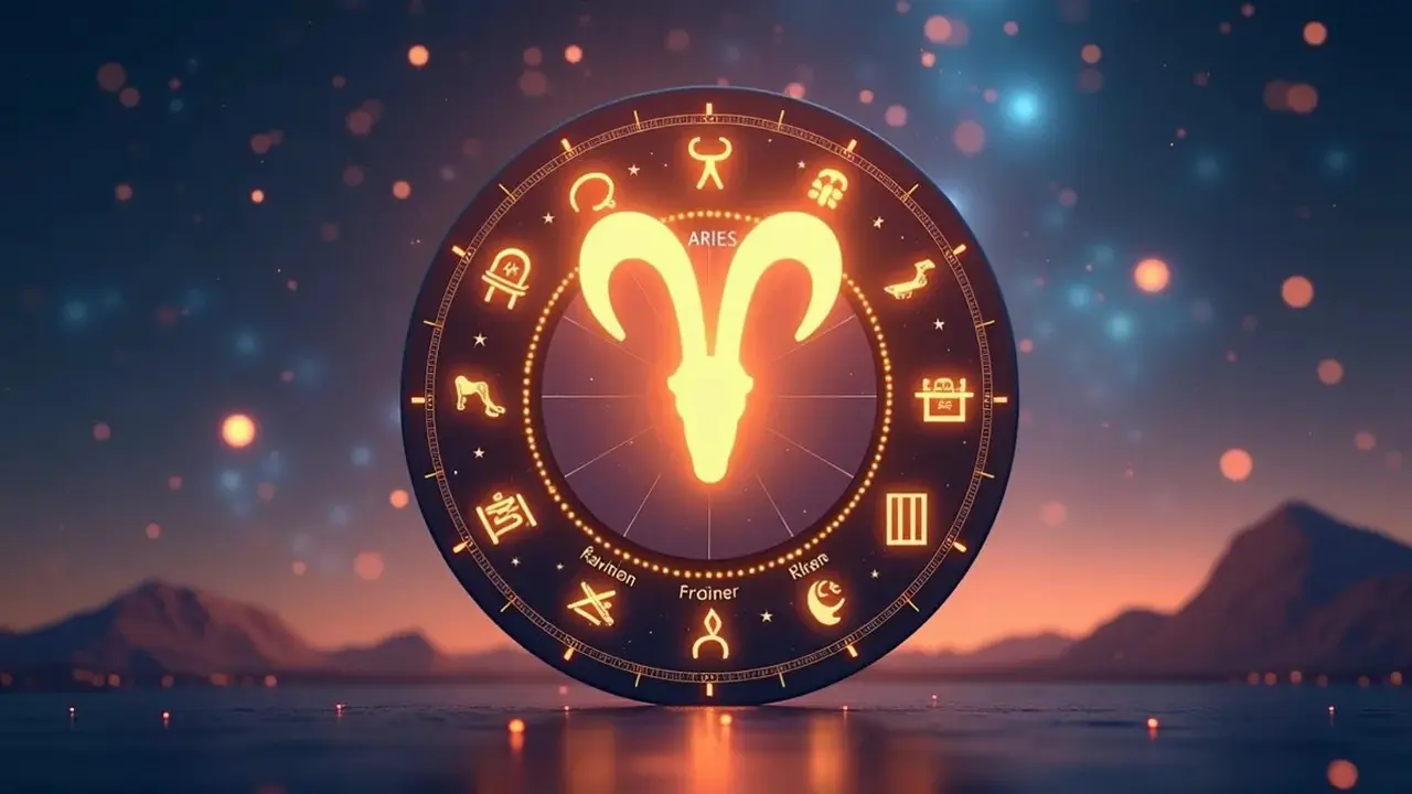 logo zodiak aries