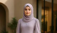 Model Gamis Polos (created by AI)
