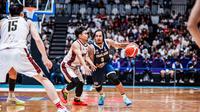 Pemain Thailand Lish mengacak-acak pertahanan timnas basket Indonesia di Kualifikasi FIBA Asia Cup 2025 (Dok FIBA)