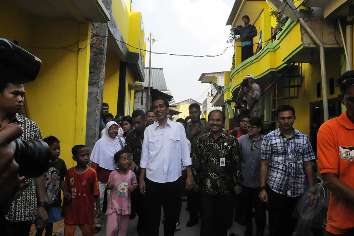 Resmikan Kampung Deret Cilincing, Warga: Terima Kasih Pak Jokowi