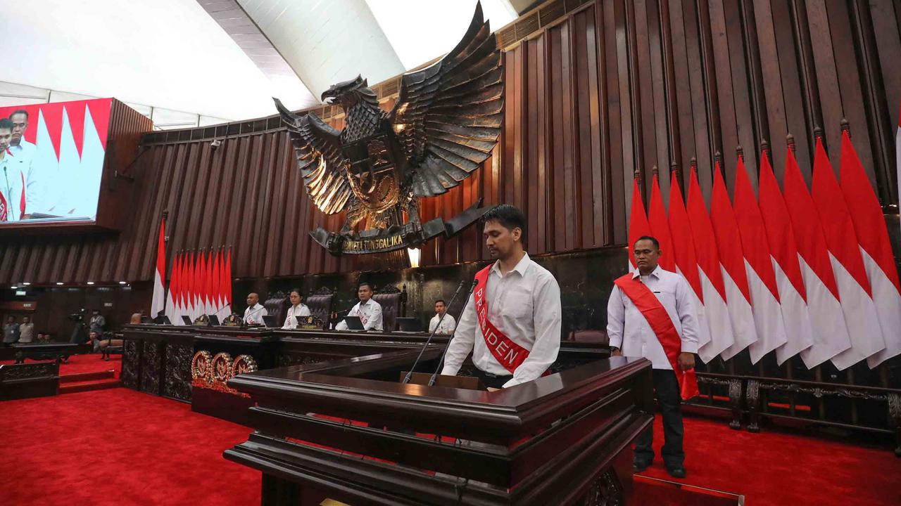 FOTO: MPR Gelar Gladi Bersih Pidato Kenegaraan Sidang Tahunan 2025