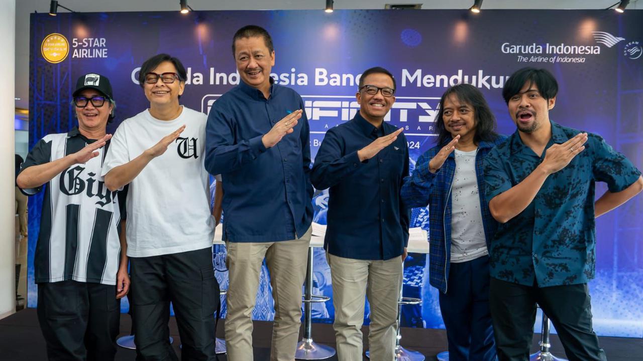 Garuda Indonesia Jual Tiket Konser 30 Tahun Band Gigi, Pelanggan Setia Dapat Harga Diskon Khusus, Cek Harganya di Sini